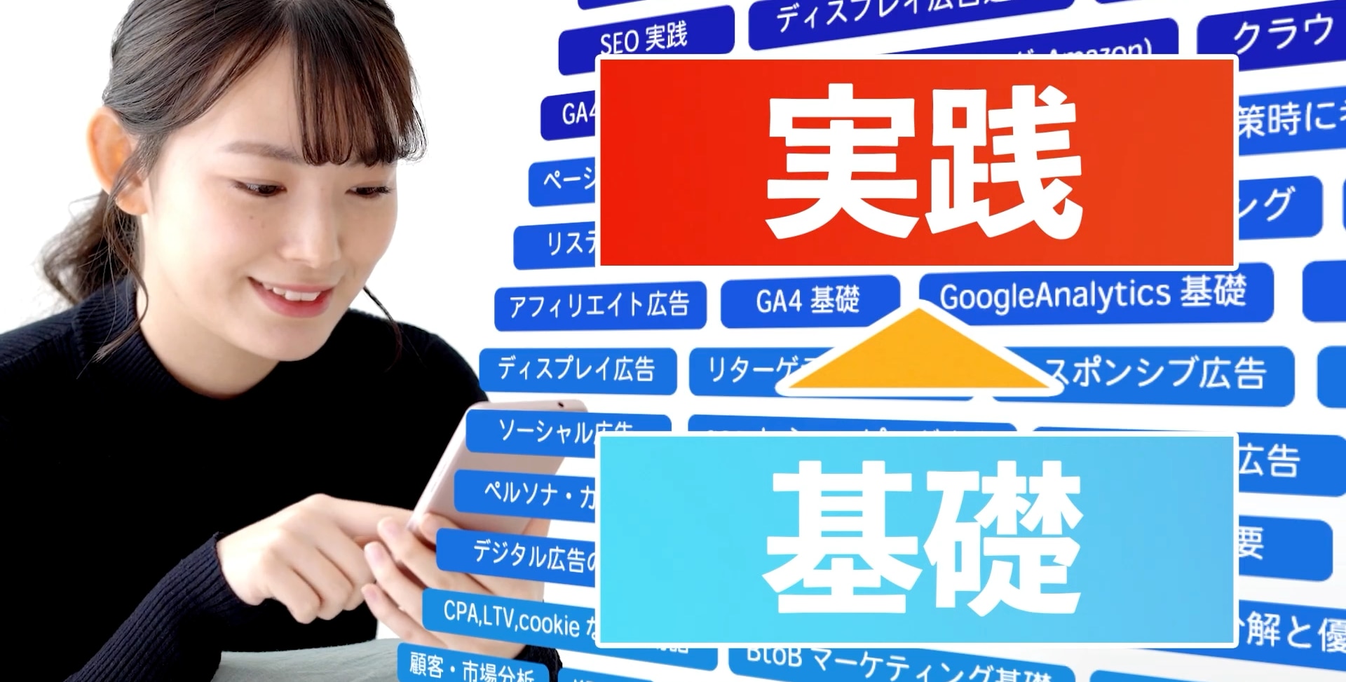 基礎から実践まで網羅するデジタルマーケティング講座群
